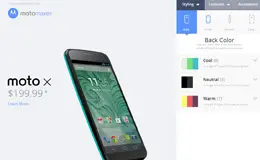 Moto X – Moto Maker 个性手机定制网站