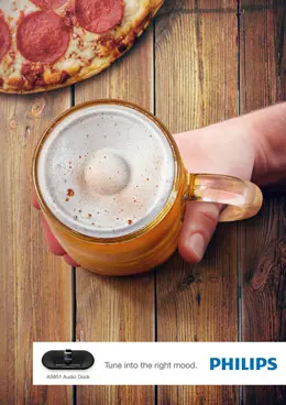 飞利浦调成正确的心情平面广告设计