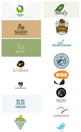 52个以“鸟”为元素的logo设计