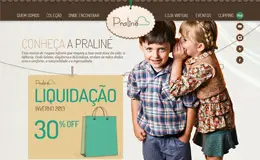 Praline童装网站