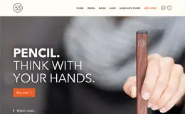 Pencil产品展示网页设计