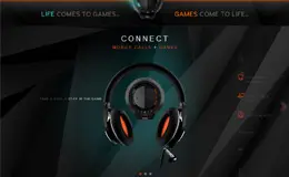 RIG游戏耳机产品展示网站