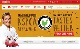 Coles超市网站