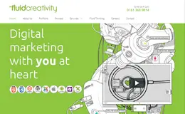 Fluid Creativity网页设计