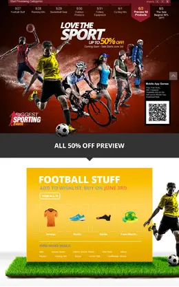 aliexpress体育品牌活动专题页面