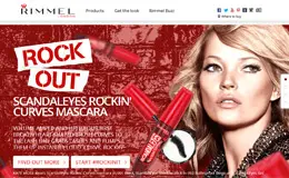 Rimmel化妆品网站
