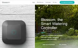 Blossom智能灌溉控制器产品网站
