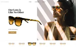 Tens太阳镜产品网站