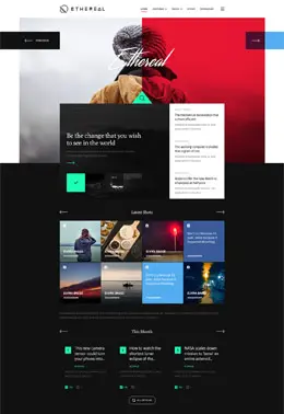 Ethereal排版设计参考