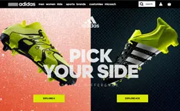 adidas: Be the Difference运动鞋网站