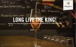Braastad Cognac酒类网站