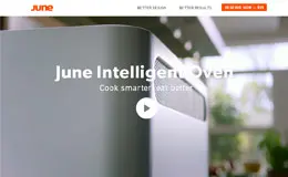 June烤箱产品网站