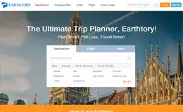 earthtory旅行网站