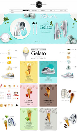 Gelato美食网站