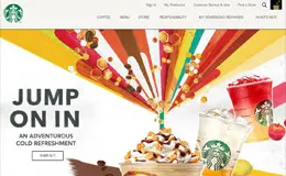 Starbucks咖啡韩国网站