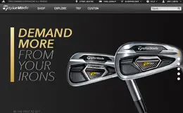 TaylorMade泰勒梅高尔夫球杆产品网站