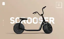 Scrooser电动滑板车产品网站
