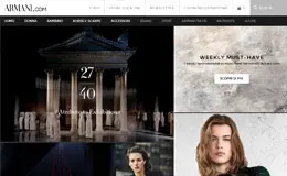 阿玛尼高级时装网站