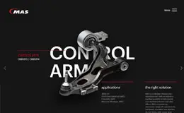 MAS Industries底盘部件和控制臂产品网站