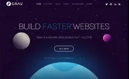 Grav CMS 系统产品网站