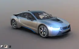 BMW i8三维产品模型展示