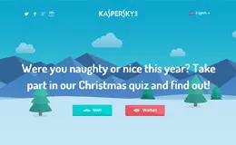 Kaspersky感激圣诞老人行为