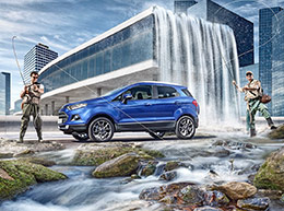 Ford汽车PS创意合成广告设计欣赏