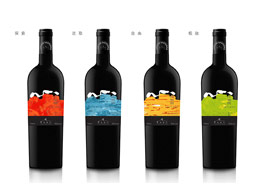 心无界珍藏干红葡萄酒品牌形象设计-包装设计