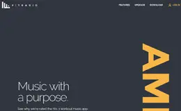 Fit Radio音乐APP产品网站