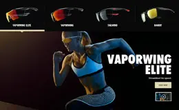 耐克太阳镜HTML5产品网站