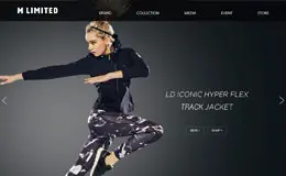 韩国大型m-limited户外运动装备产品网站