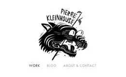 Pierre Kleinhouse 个人设计网站