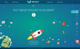 Wetelo网络设计开发工作室网站