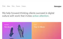 Stinkdigital 设计公司网站
