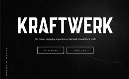 Studio Kraftwerk设计网站