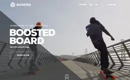 Boosted终极电动滑板产品网站