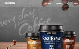 RealBrew咖啡网站