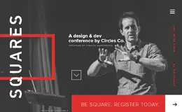 Squares Conference设计与开发大会专题网页