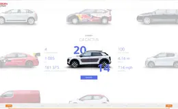 雪铁龙汽车历史展示网站