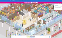 WorkPocket人力资源工具：就业咨询、小费与案例研究创意插图网站设计