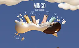 MINGO一种有松脆巧克力涂层的独特小吃网站