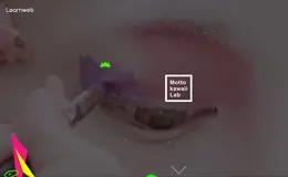 Learnweb-卡哇伊风格上的概念彩妆时尚网站