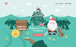 体验圣诞节圣诞老人活动专题页面
