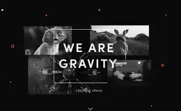Gravity Creative Space设计机构网站
