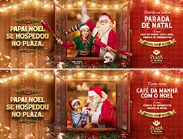 Plaza圣诞节banner海报设计