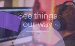 Parallax伦敦数字机构设计网站