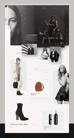 Alexander Wang 时尚服饰网站排版设计