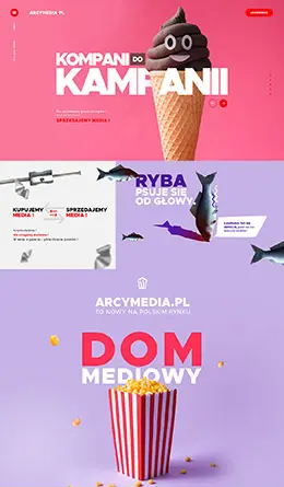 媒体网站概念配色设计