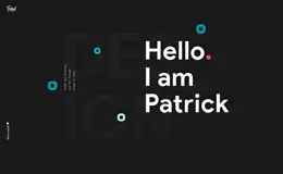 Patrick David前端设计师个人网站