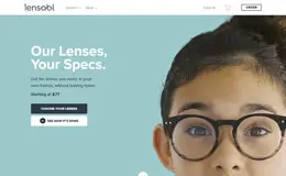 Lensabl眼镜镜片产品网站
